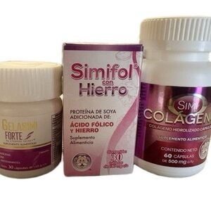 GELASIMI -Simifol con Hierro and Sim Colágeno Supplement Set